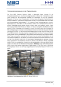Volumenstrommessung in der Papierindustrie