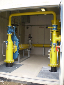 Gasdruckregelanlage innen